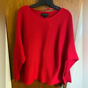 Lane Bryant lady’s long sleeve red sweater size 14/16 new with tags